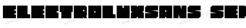 ElectroluxSans SemiB字体转换